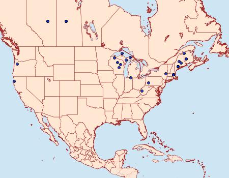 Distribution Data for Acleris braunana