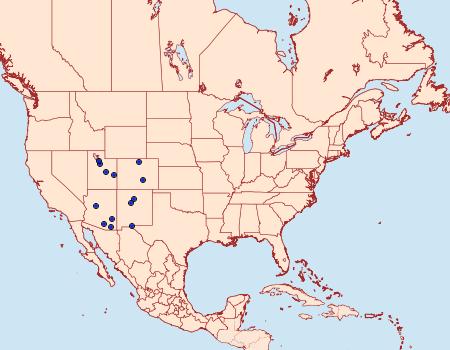 Distribution Data for Acrolophus parvipalpus