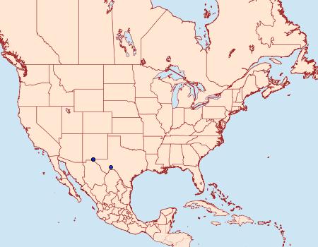 Distribution Data for Agathymus mariae