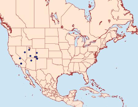 Distribution Data for Callophrys fotis