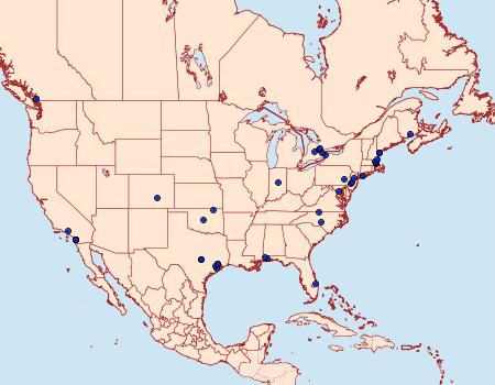 Distribution Data for Duponchelia fovealis