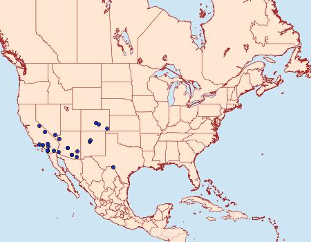 Distribution Data for Cahela ponderosella