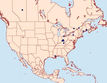 Distribution Data for Parectopa pennsylvaniella