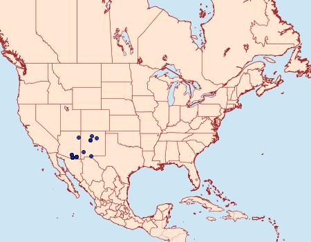 Distribution Data for Anisota oslari