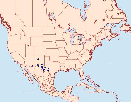 Distribution Data for Catocala frederici