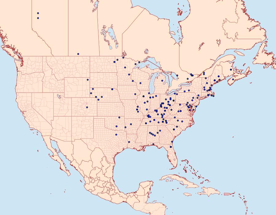 Distribution Data for Peoria approximella