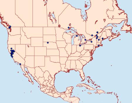 Distribution Data for Coleophora sacramenta