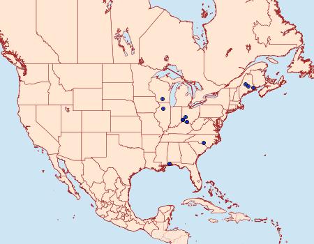 Distribution Data for Coleophora vernoniaeella