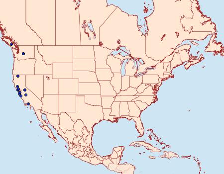 Distribution Data for Synanthedon sequoiae