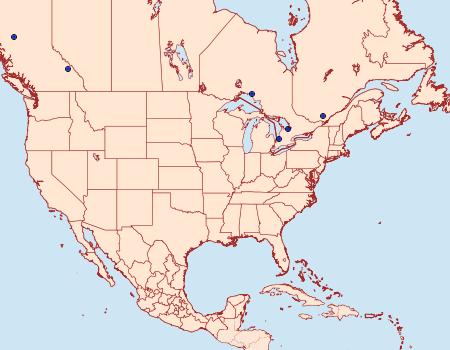 Distribution Data for Monopis weaverella