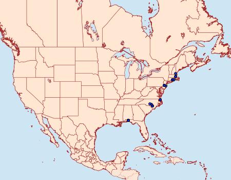 Distribution Data for Callophrys hesseli