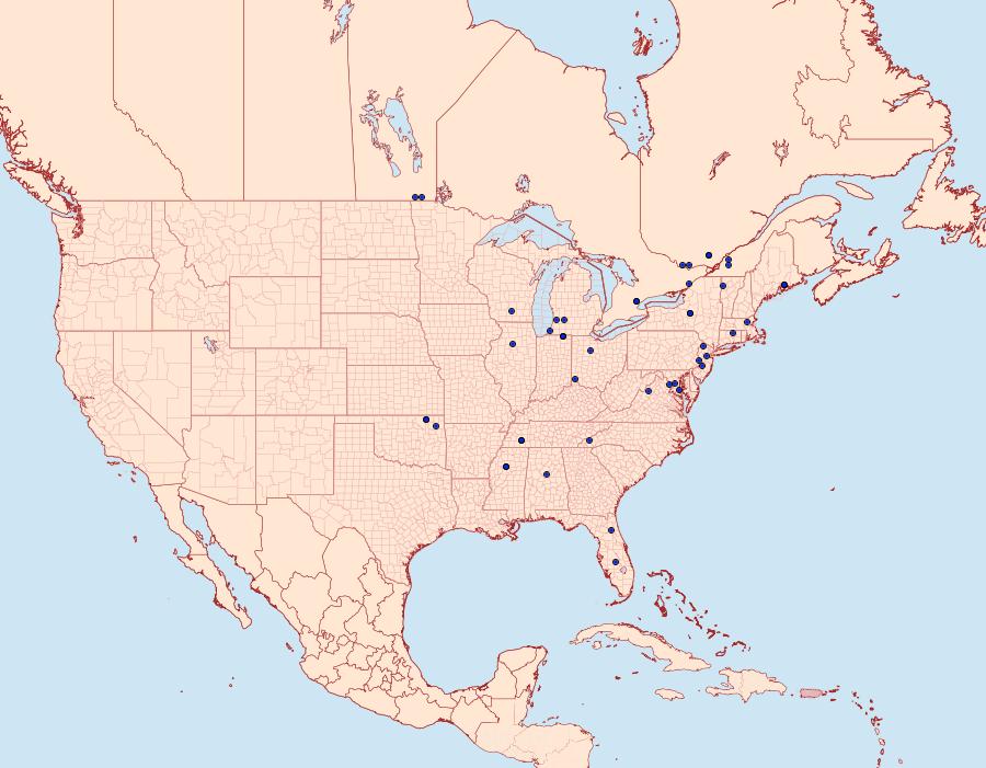 Distribution Data for Coleophora tiliaefoliella