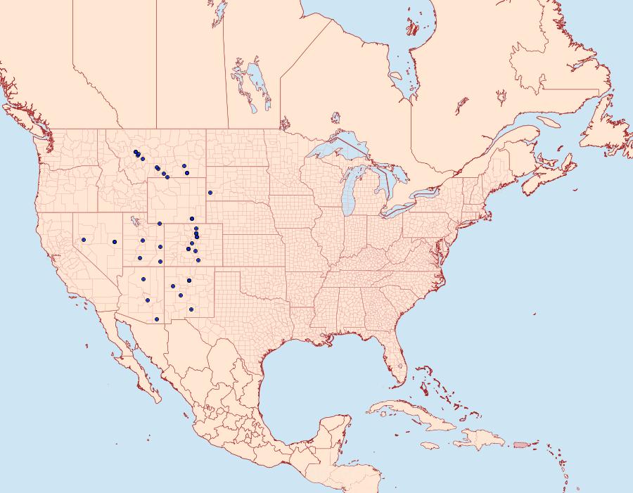 Distribution Data for Coloradia doris